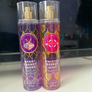 Two bath and body works body mists